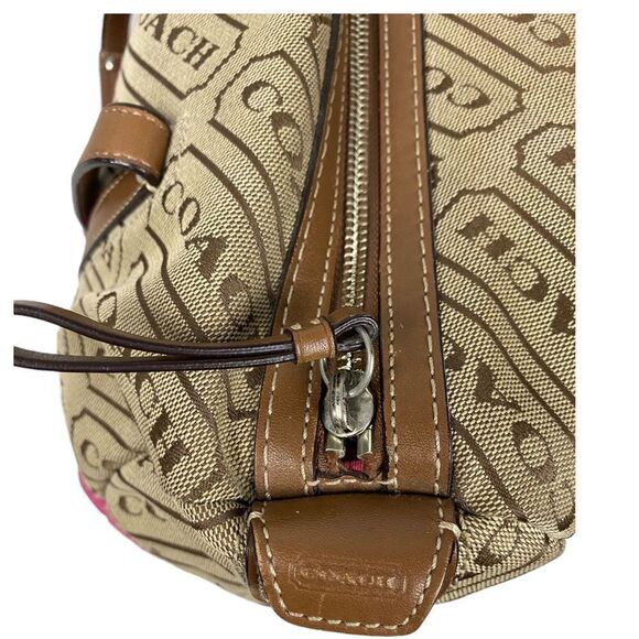 Coach H0832 Lozenge Satchel Bag - Picture 5 of 9